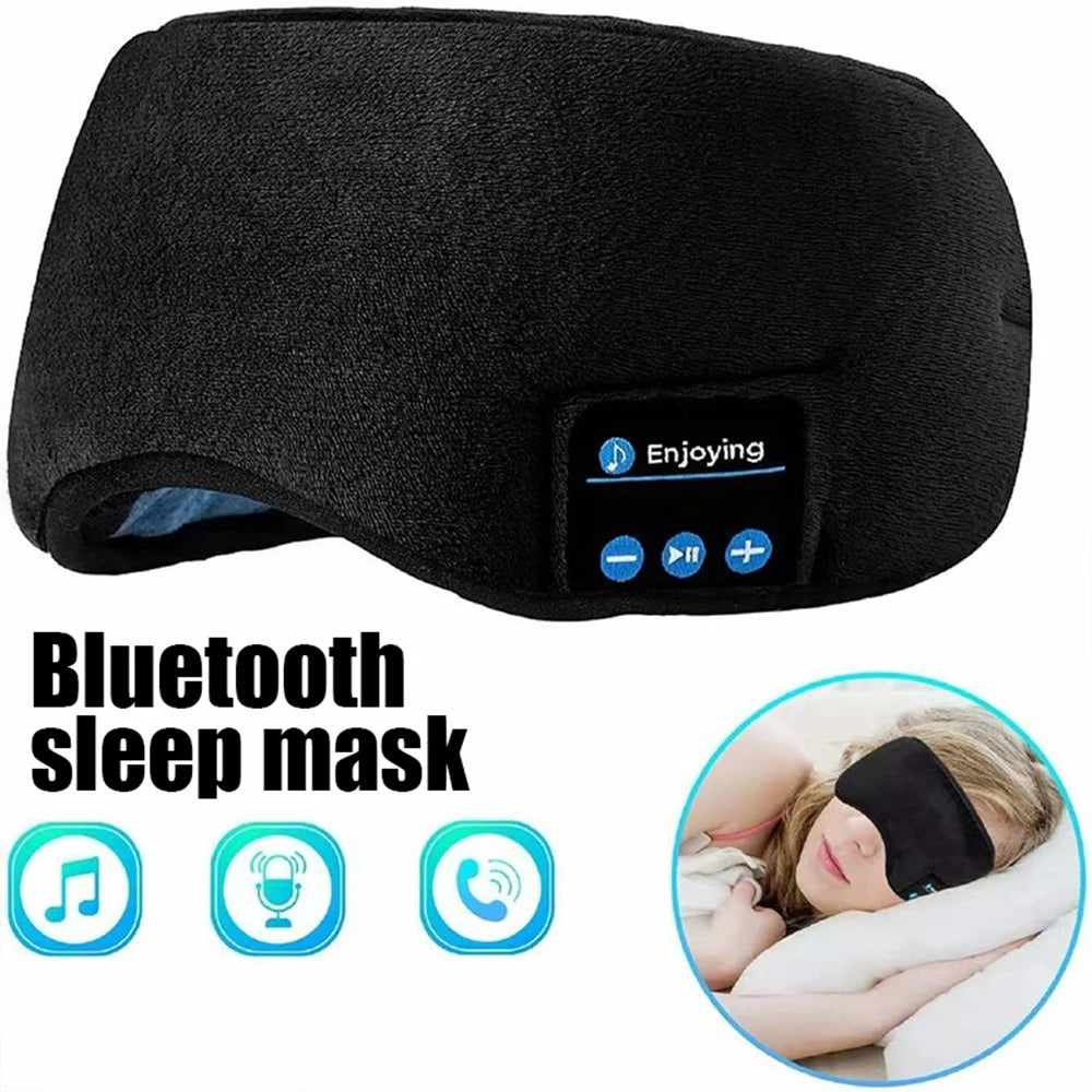 Fone Bluetooth Earphones Sports Sleeping Headband Elastic Wireless Headphones Music Eye Mask Wireless Bluetooth Headset Headband