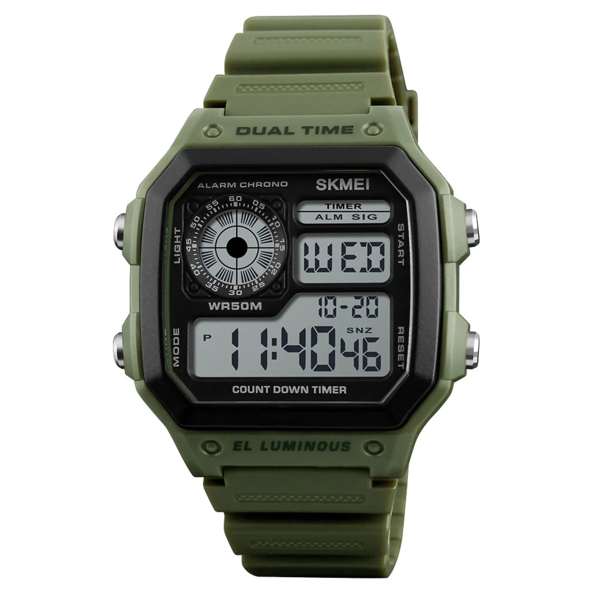 SKMEI Male Multifunction Waterproof Electronic Watch Outdoor Sports Watch For Men Women Simple Digital Wristwatches Reloj Hombre