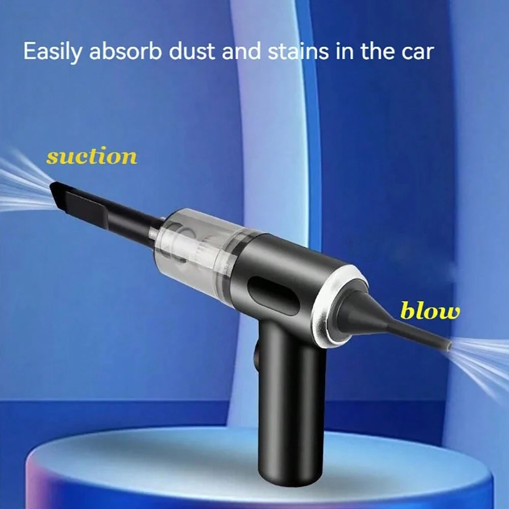 3 In 1 Integrated Suction And Blowing Vacuum Combination Vacuum Cleaner USB Charging Small Car Household Vacuum Cleaner